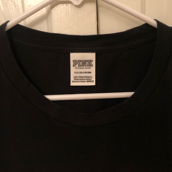 PINK Victoria’s Secret Rare Rainbow Bling Campus Tee - Picture 7 of 7